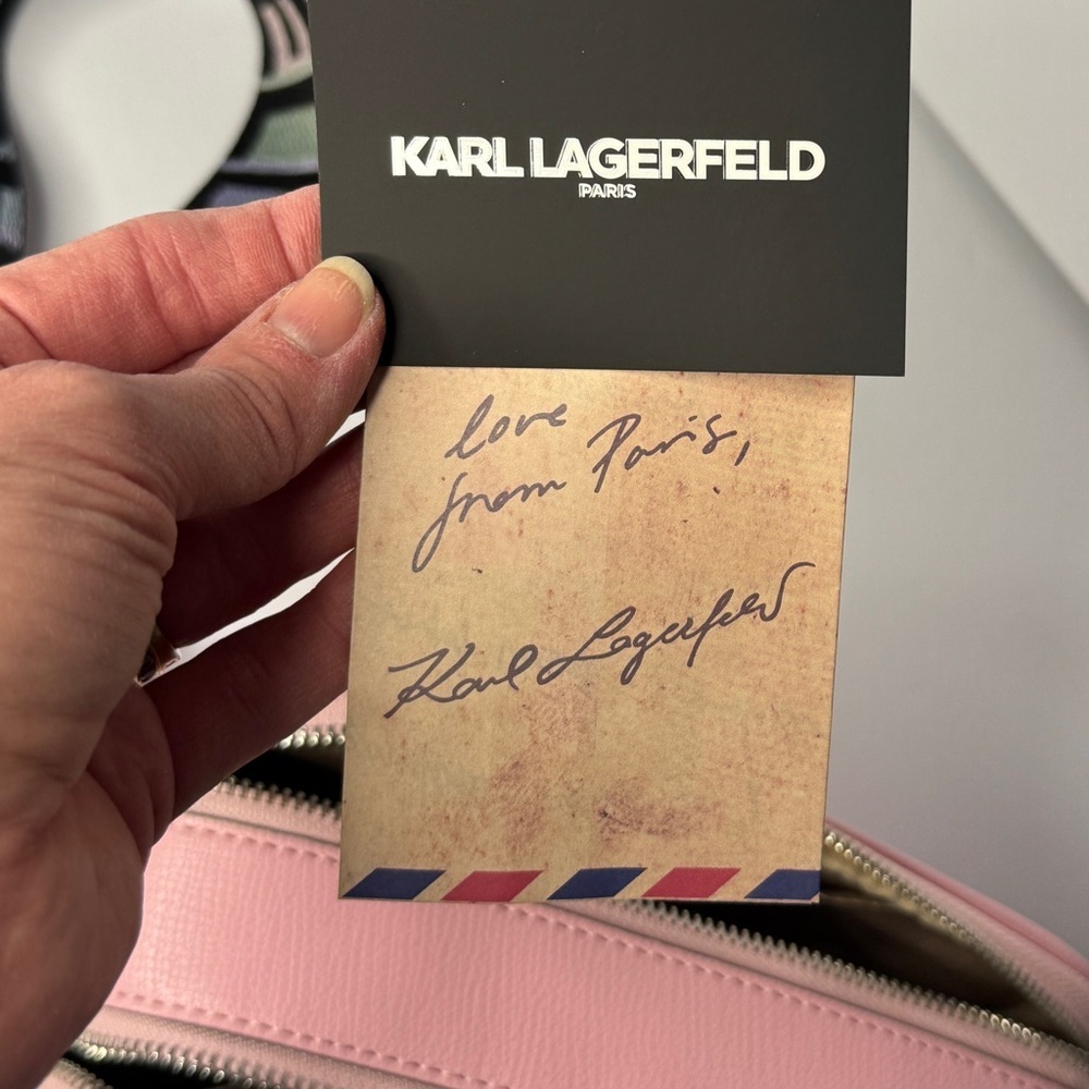 🌸 Karl Lagerfeld Pink Crossbody Bag - Picture 6 of 7